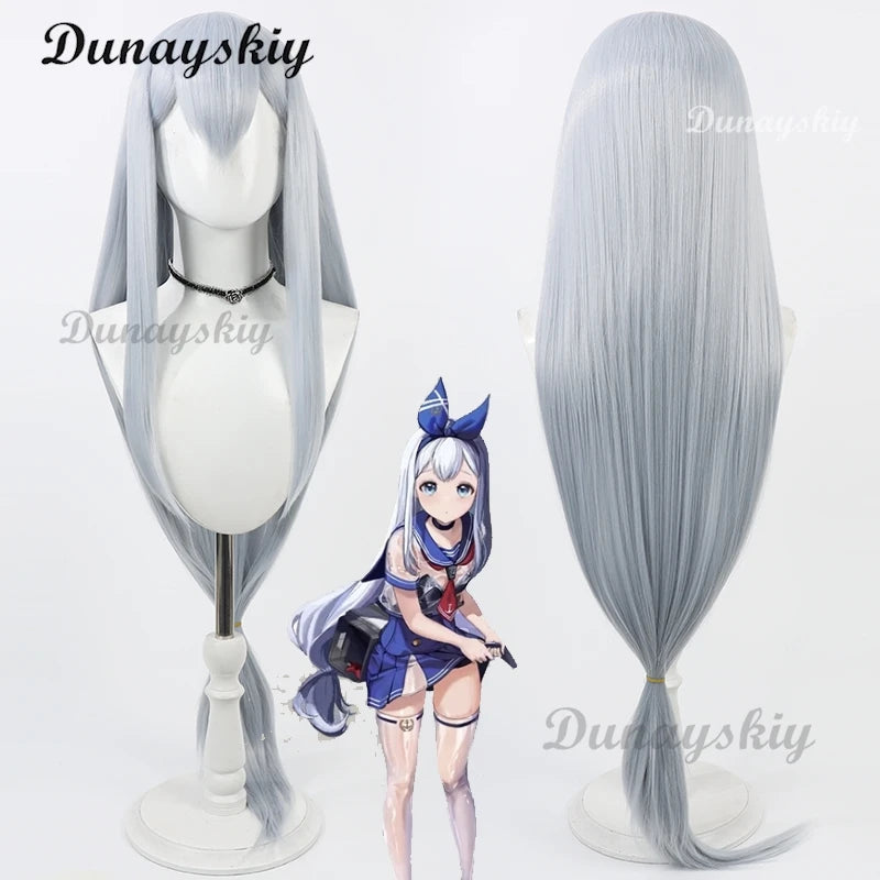Anime Game NIKKE The Goddess Of Victory Cosplay Anchor Wig For Girls Woman Cos Wig + Wig CapCustomized
