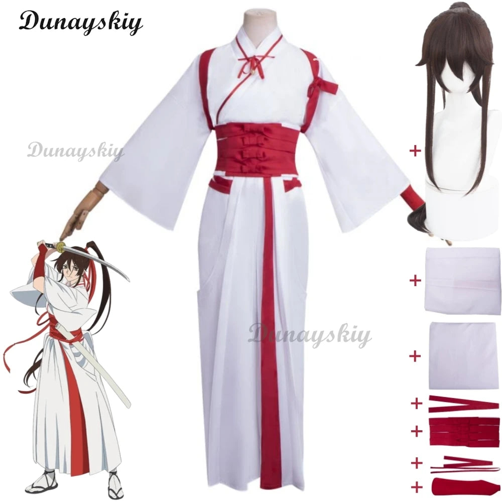 Yamada Asaemon Sagiri Jigoku Raku Hell's Paradise Hells Paradise Jigokuraku Cosplay Costume Wig Ninja Uniform Halloween