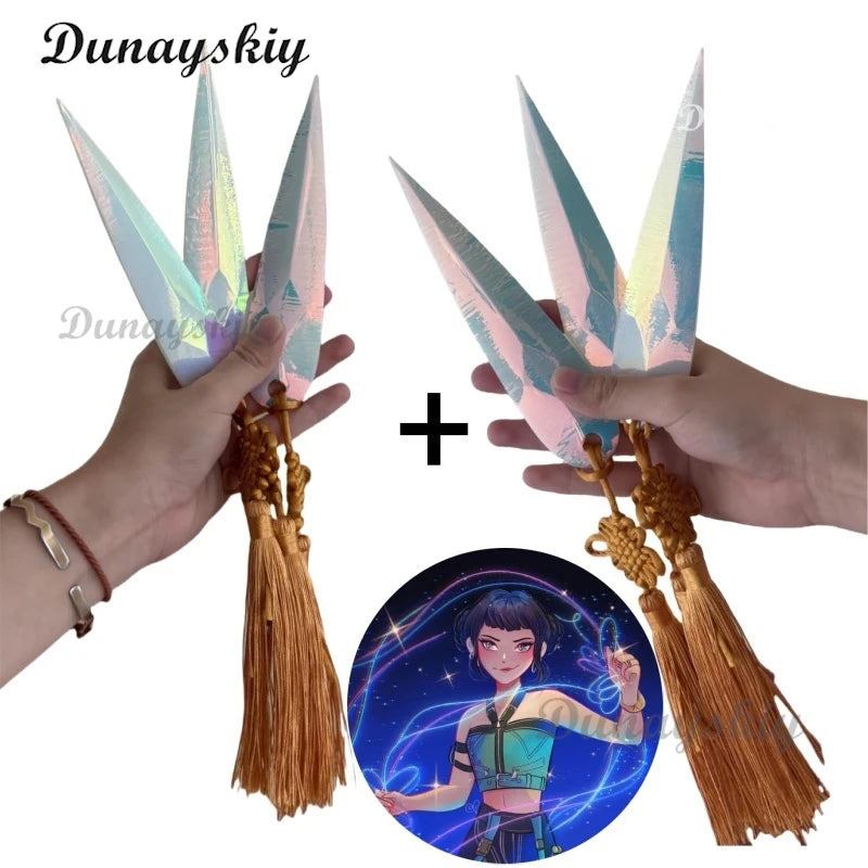 Anime Movie KPop Demon Hunters Zoey Cosplay Costume Uniform Huntrix Rings Earrings Festival Halloween Party for Women Girls Prop