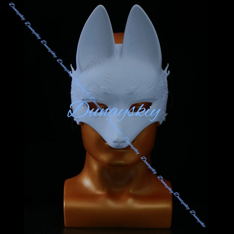 Game Silent  Hinako Shimizu Fox Man Mask Cosplay 3D Mask Prop Kotoyuki Tsuneki Hill Cosplay Halloween Carnival Horror Outfit