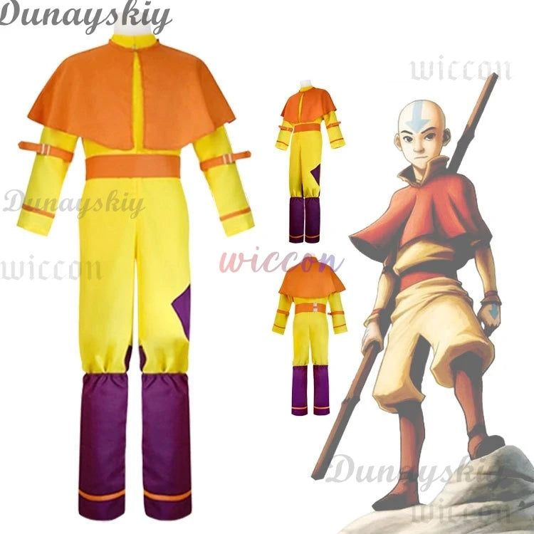 Anime Avatar The Last Airbender Katara Mai Zuko Azula Aang Korra Cosplay Costume Adult Men Women Halloween Party Cosplay Suit