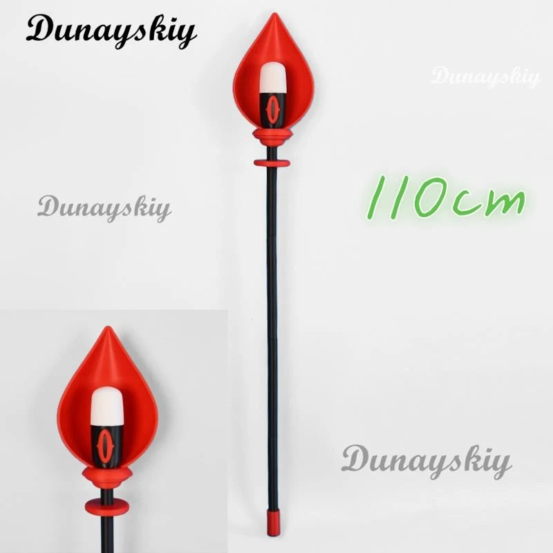 Hazbin Cosplay Hotel ALASTOR Cosplay Props 145CM Detachable Vertical Microphone Sticks Canes For Halloween Carnival Party Props