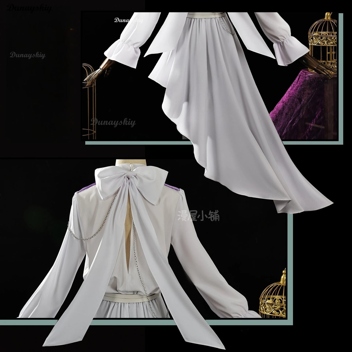 Alien Stage Luka Cosplay Costume Wig Top Pants Anime Idol Cosplay Role Playing Party Purple Suit Mens Fancy Halloween Outfit