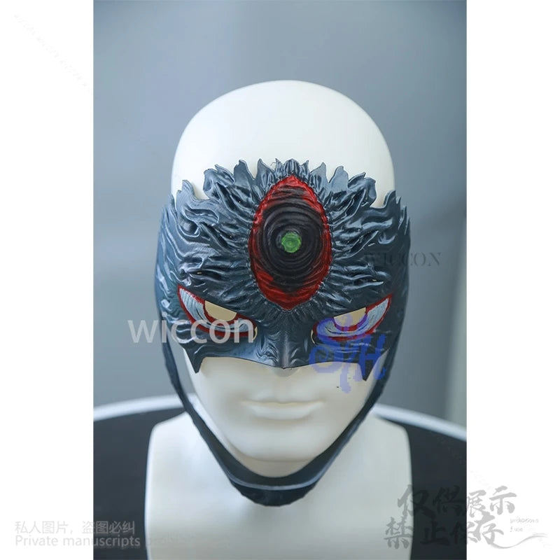 Anime JJ Enjōji Jin Cosplay Dandadan SE2 Costume Evil Eye 3D Polylactic Acid Base Mask Horror Halloween Christmas Party Gifts