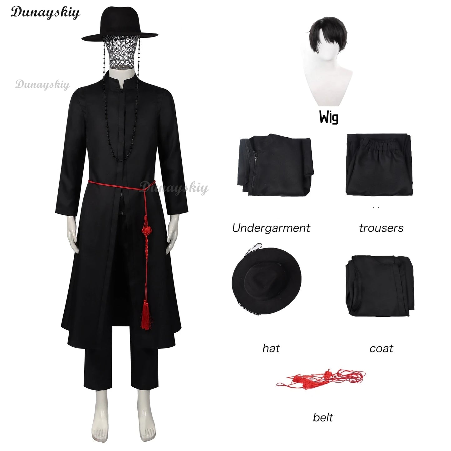 Anime Movie Demon KPOP Huntrix Saja Boys Stage Korean Jinu Cosplay Costume Black Robes Unisex Outfit Halloween Disguise Outfit
