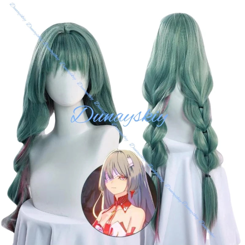 Wuthering Waves Phrolova Cosplay Costume Dress Wig Earrings Fractsidus Halloween Party for Women Girls Carnival Accessory