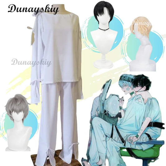 Anime Alien Stage New Costume Blink Gone Cosplay Till Luka Ivan R7 Wigs Patient Clothes Roleplay Suit Halloween Customized