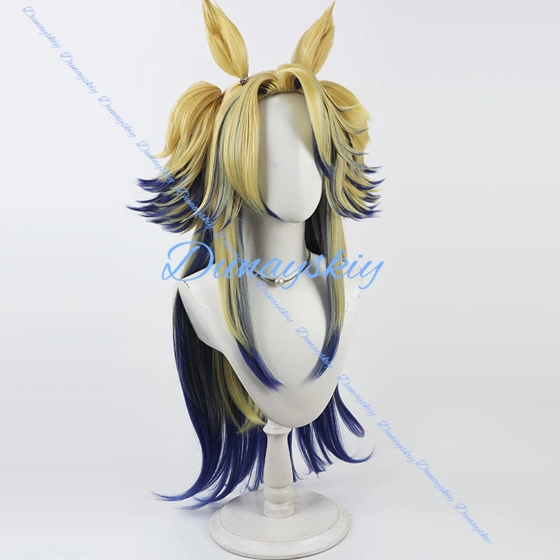 Umamusume Pretty Derby Obey Your Master Cosplay Wig 2-color Synthetic Hair Ears and Tail Women Anime Halloween Party Accessories