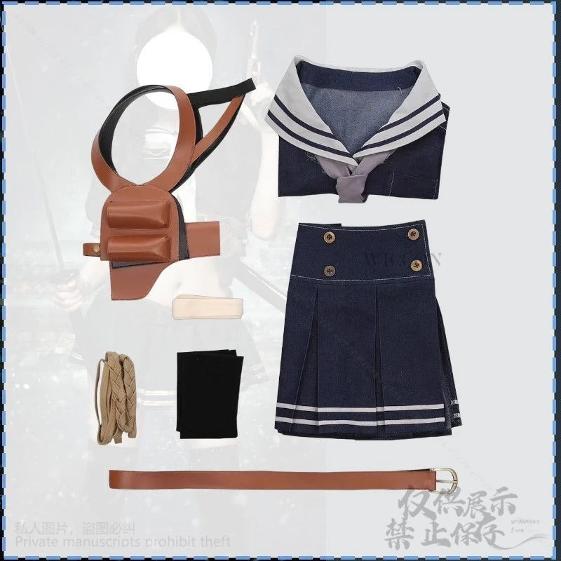 Anime Movie Sucker Punch Baby Doll Cosplay Jirai Kei Girls Costume JK Uniform Dress Halloween Christmas For Girls Customized