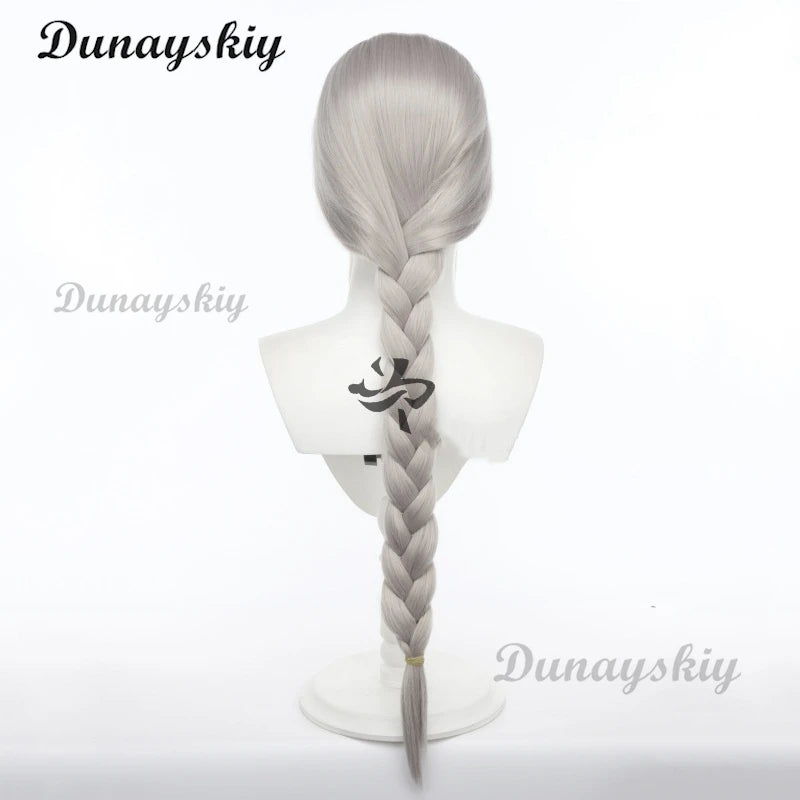 Anime Gokurakugai Tao Saotome Cosplay Wig Glasses Long Hair Ponytail Alma Halloween Party for Women Girls Props Customized