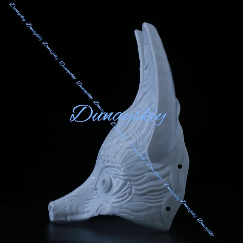 Game SILENT Shimizu Hinako Cosplay Mask Adult Half Face 3D Printing HILL Fox Mask Halloween Masquerade Party Prop