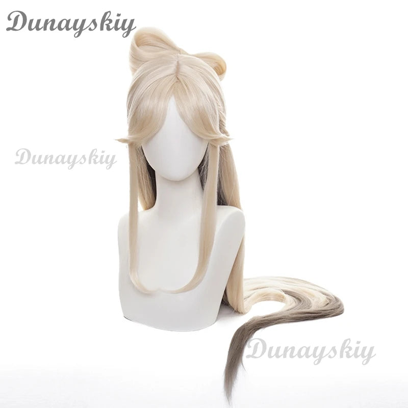 Game Genshin Impact NingGuang Cosplay Costume Wig Anime Halloween Party Cheongsam Dress Girl Halloween Costumes Fo Women Vestido