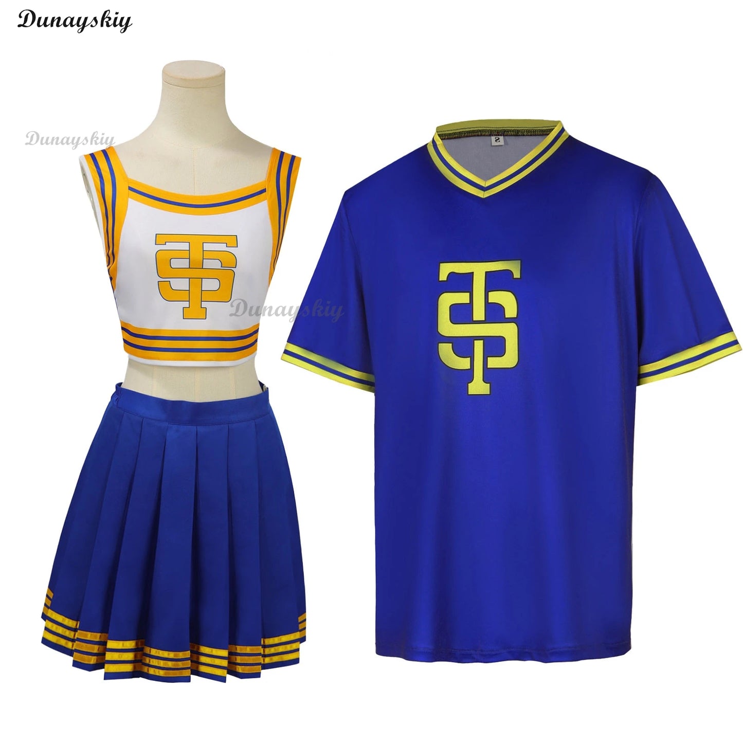 Taylor Cheerleader Costume Uniform Women Girls Swift Dress Cosplay High School Cheerleading Crop Top with Skirt Halloween Outfit