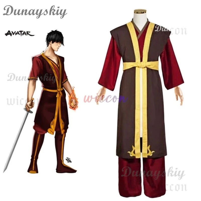 Anime Avatar The Last Airbender Katara Mai Zuko Azula Aang Korra Cosplay Costume Adult Men Women Halloween Party Cosplay Suit
