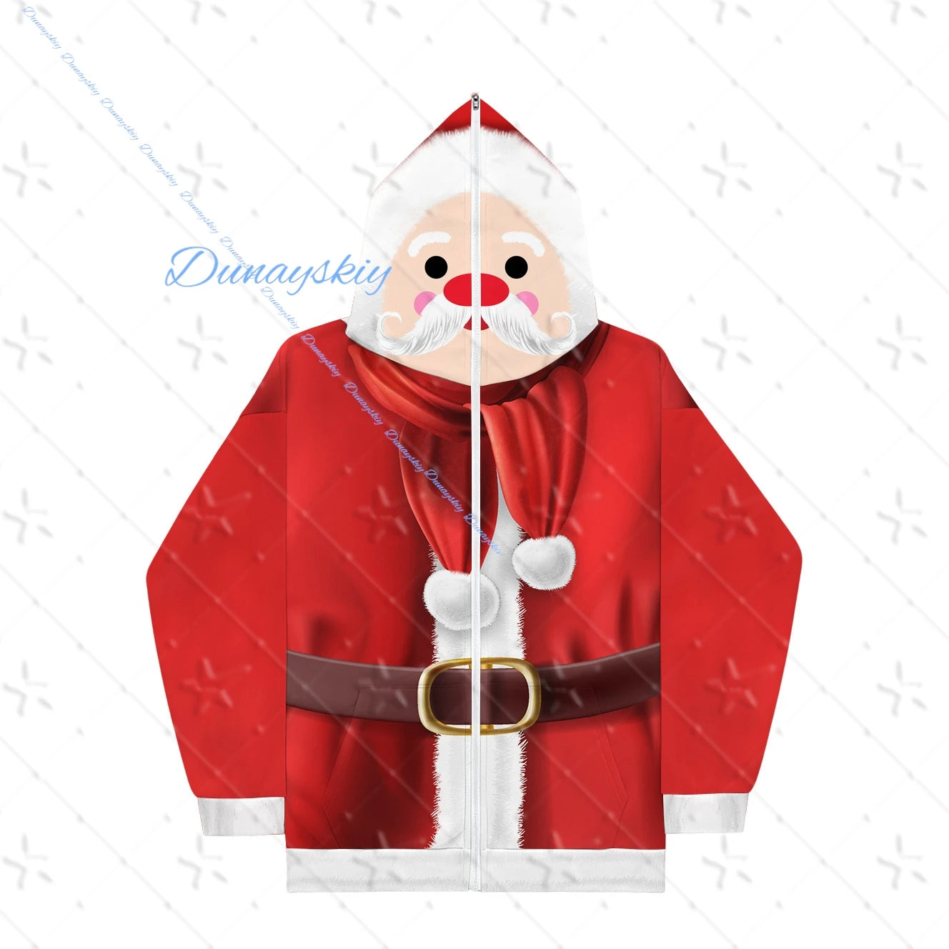 Santa Claus Cosplay Costume Red Coat Pants Hat Full Set Role Play Outfit  Boys Girls Christmas Party Winter Season