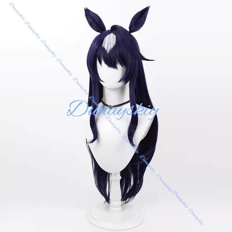 Game Umamusume Pretty Derby Verxina Cosplay Wig Ear Tail Event SSR Speed Virushiina Long Hair For Hallowmas Party Adult Women