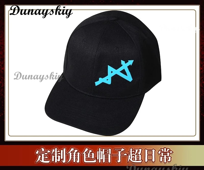 Game Limbus Company  Hong Lu Cosplay Costumes Hong Lu Uniform Clothing Wigs Long Black Jacket Halloween Carnival Costumes anime