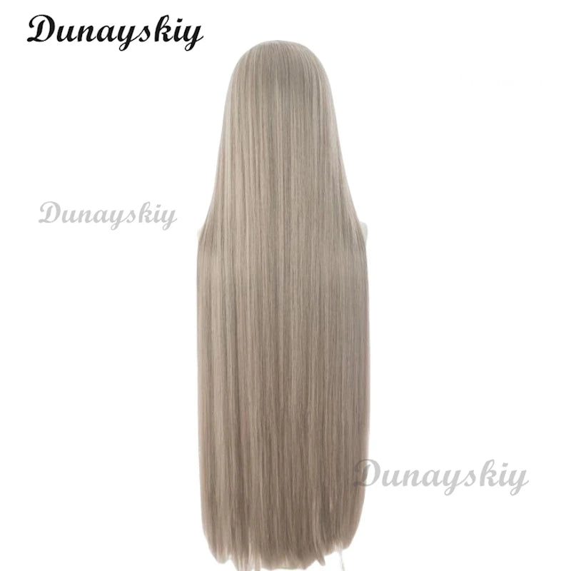 Game Blue Archive Cosplay Halo Ichinose Asuna Cosplay Wig 100cm Long Straight Synthetic Hair Halloween Party Customized