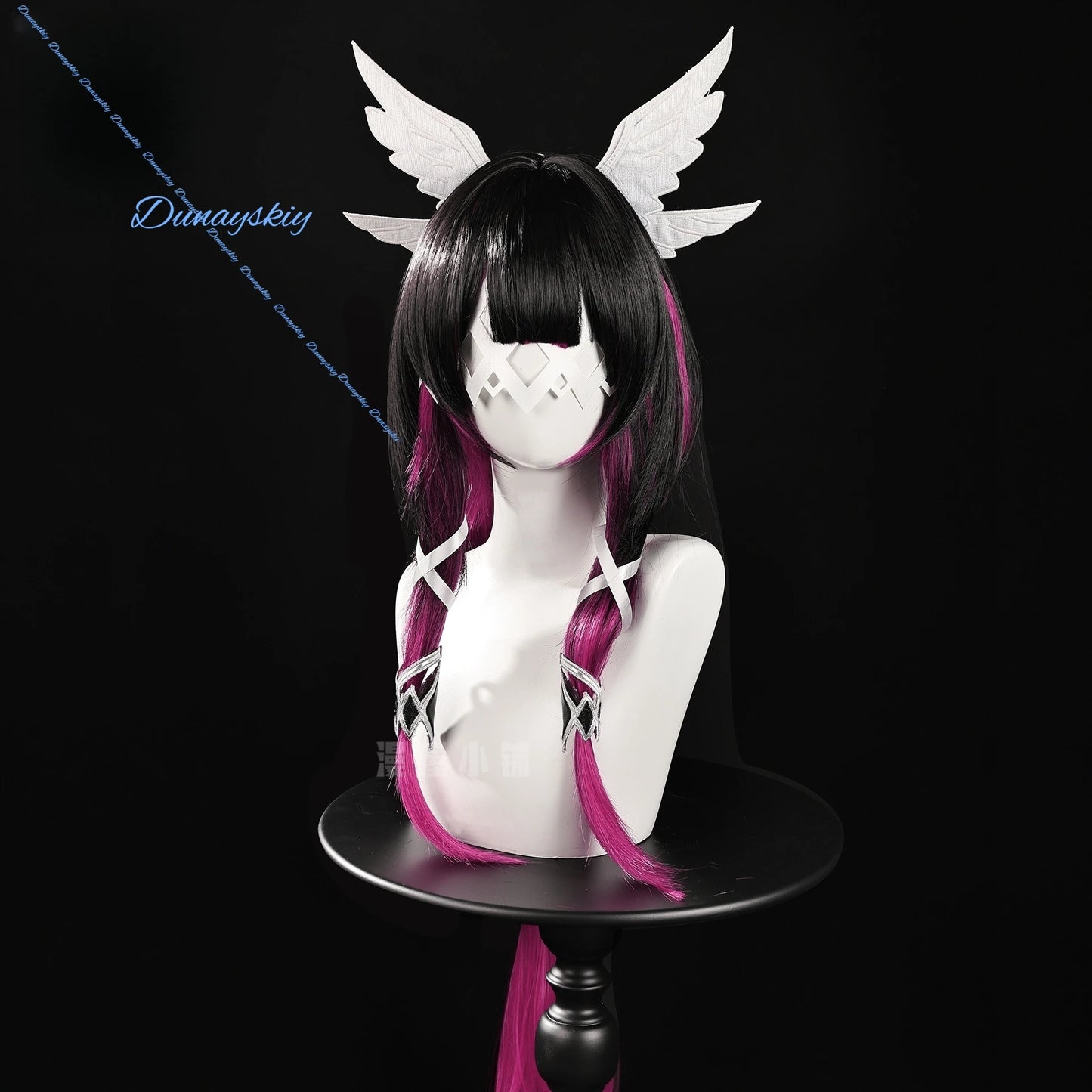 Genshin Impact Columbina Cosplay Costume Wig Headwear The Damselette Dress Uniform Eleven Fatui Harbingers Halloween Party