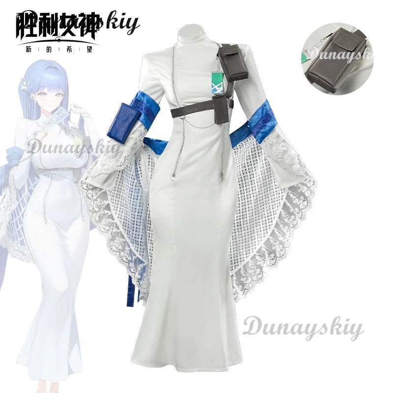 Game Nikke The Goddess of Victory Arcana Cosplay Costume Wig Clothes Evening Sexy Dress Role Play Halloween Party Comic Con