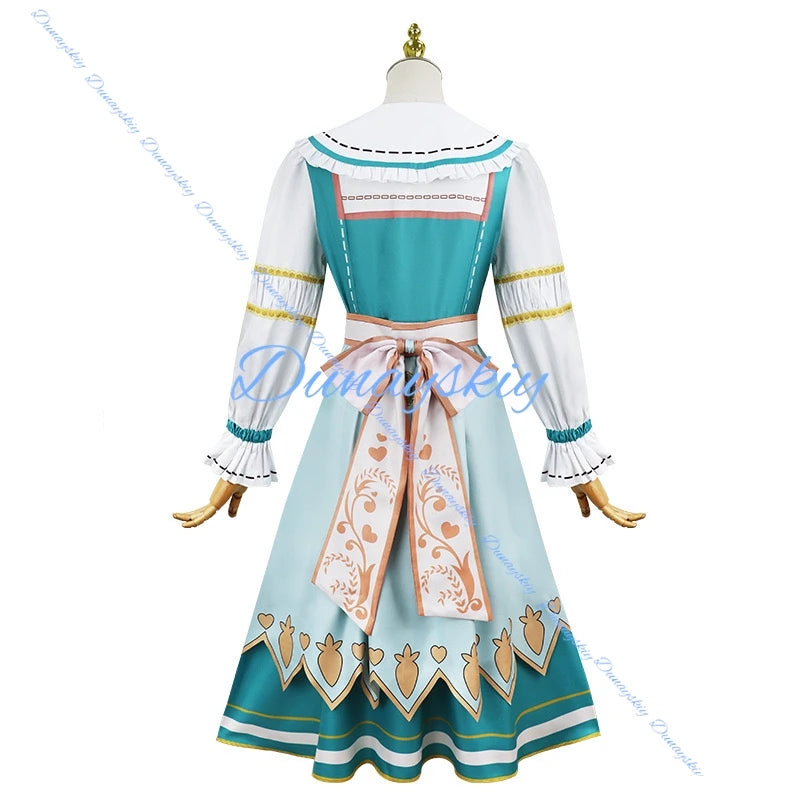 Uma musume Pretty Derby Rice Shower Cosplay Costume Wig Tail Shoes Carnival Halloween Christmas Dress Outfit
