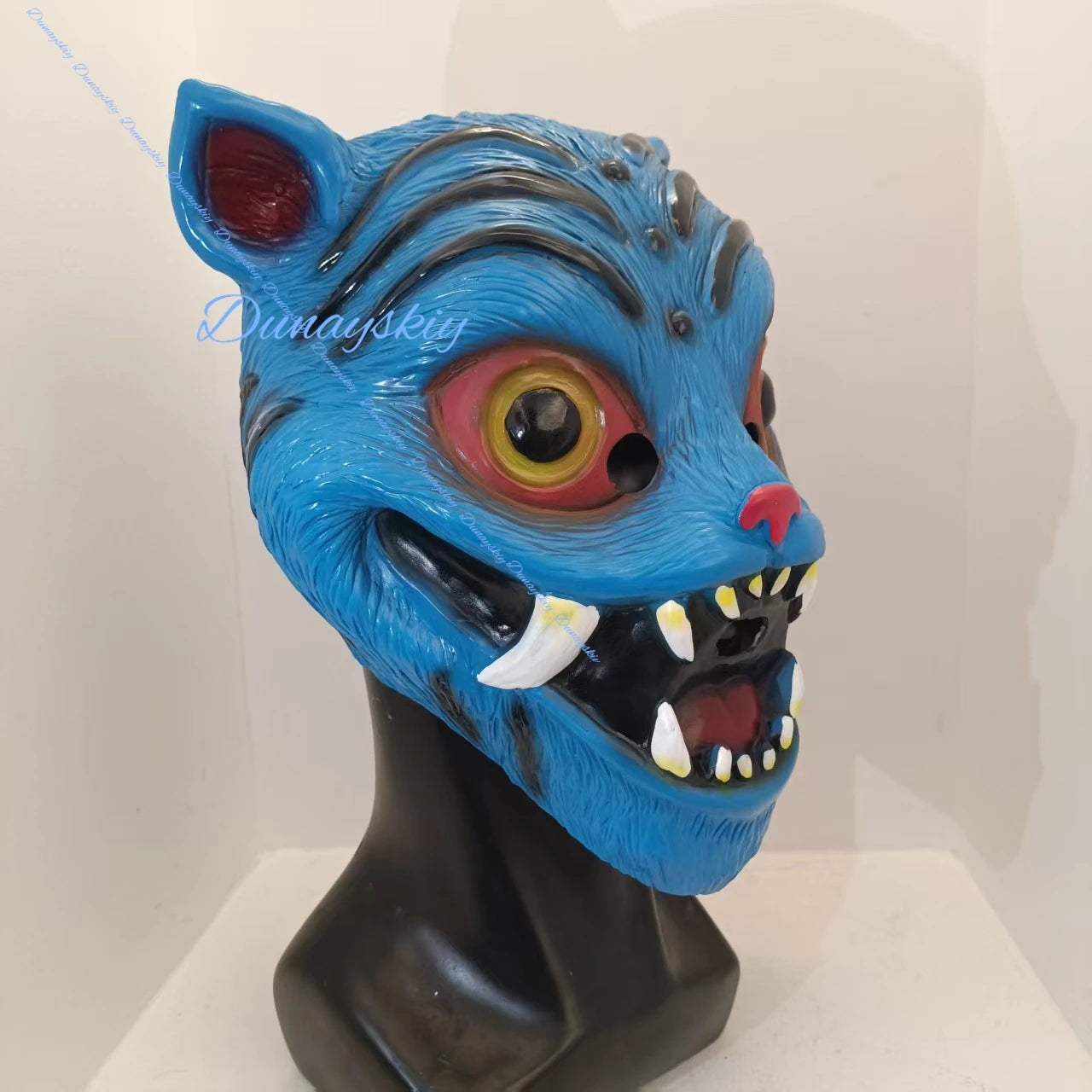 K-POP Demon Carnival Mask: Tiger Derpy Horror Mask for Halloween, Unisex & Kids Movie Cosplay