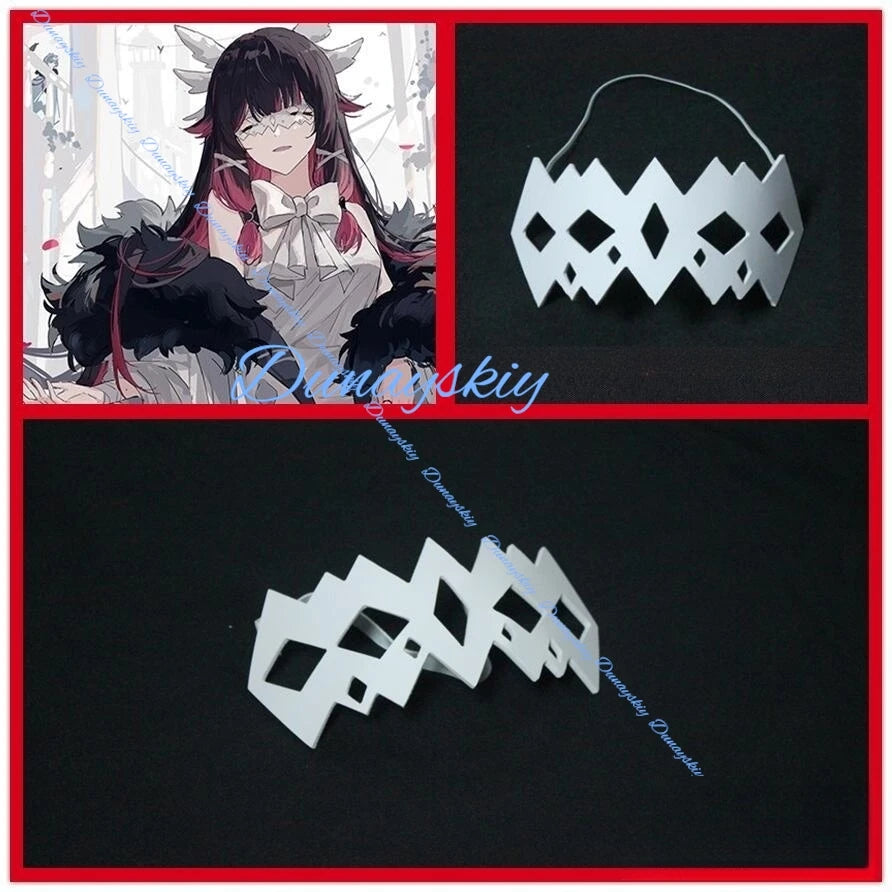 Game Genshin Impact Columbina Fatui Cosplay Wig 110CM Long Gradient Heat Resistant Synthetic Columbina Hair Mask Headwear