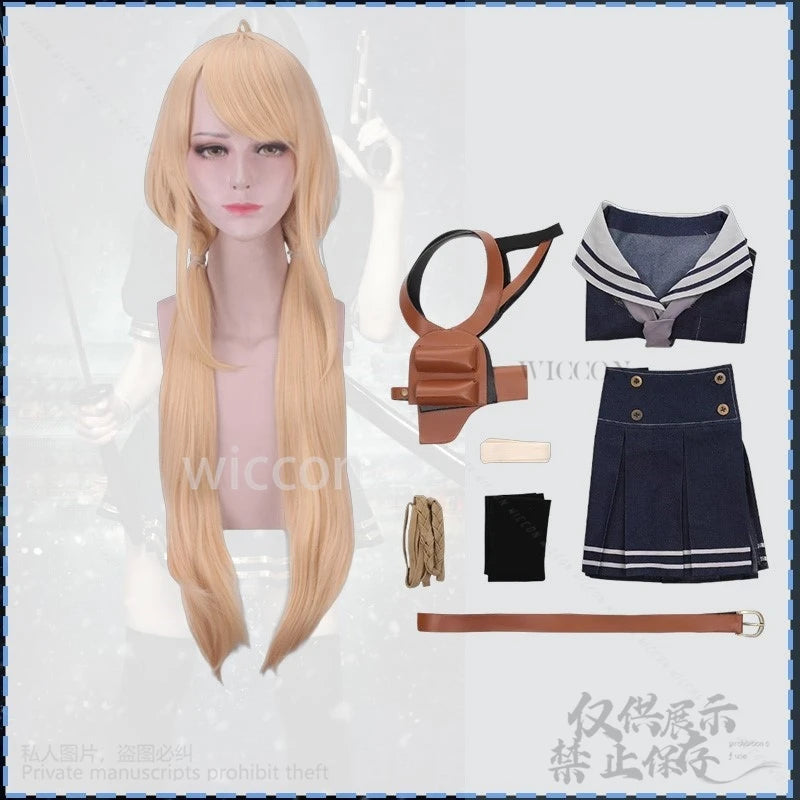 Anime Movie Sucker Punch Baby Doll Cosplay Jirai Kei Girls Costume JK Uniform Dress Halloween Christmas For Girls Customized