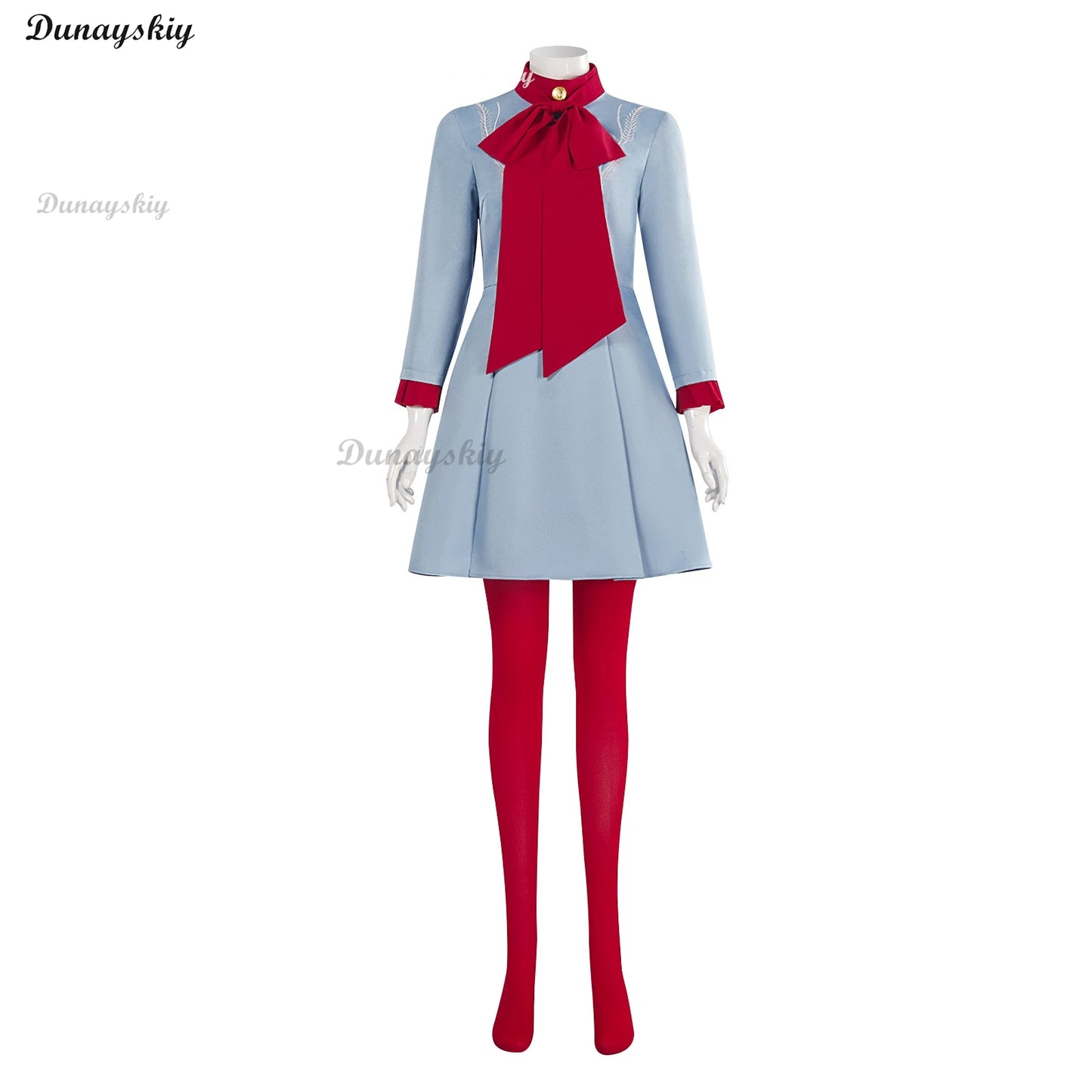 Girl Gaga Cosplay Anime Die With A Smile Lady Cosplay Costume Blue Fancy Dress Suit Halloween Party Takerlama Outfit for Woman