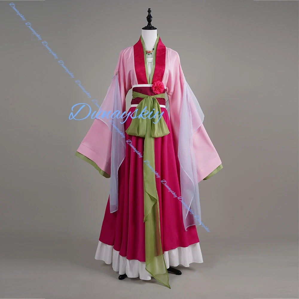 Maomao Halloween Little Zombie Cosplay Anime The Apothecary Diaries Cosplay Costume Qipao Uniforms Clothes Sets Wig Cosplay