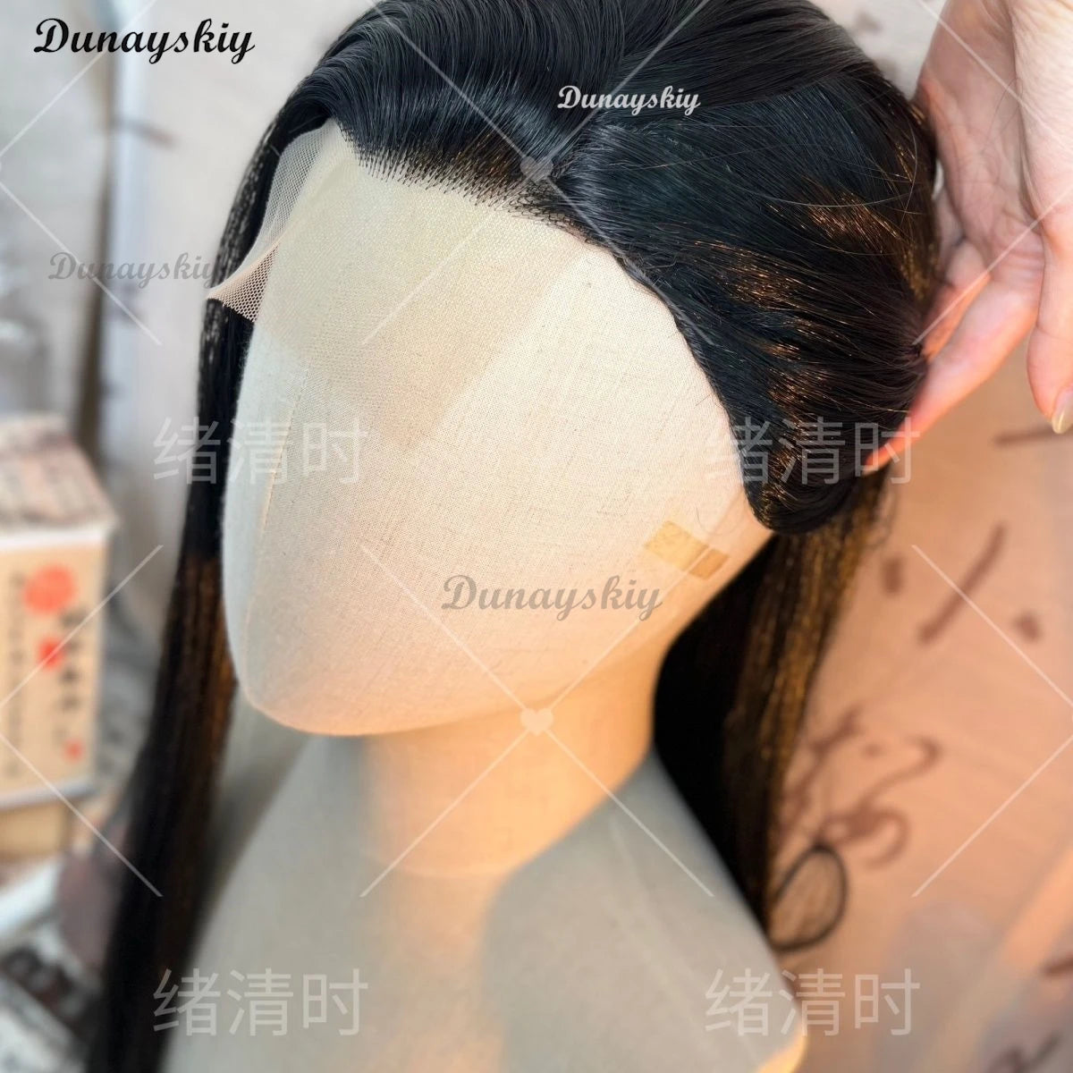 Stylized The Scum Villain’s Self shen qingqiu Cosplay Unisex Luo Binghe Women Anime Halloween Customized Wig Chinese Fan Wig+cap