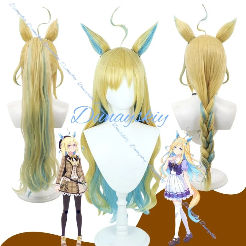 Pretty Derby Neo Universe 80cm Long Wavy Anime Cosplay Wigs 3 Styles Fiber Heat Resistant Synthetic Hair + Wig Cap