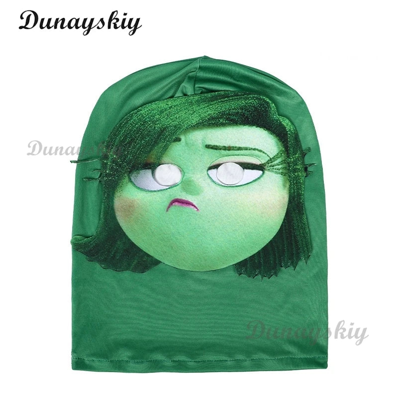 New Year Movie Anxiety The Inside Anime Out 2 Cosplay Joy Sadness Anger Disgust Fear Cosplay Costumes Suit Adult Kids Party Set