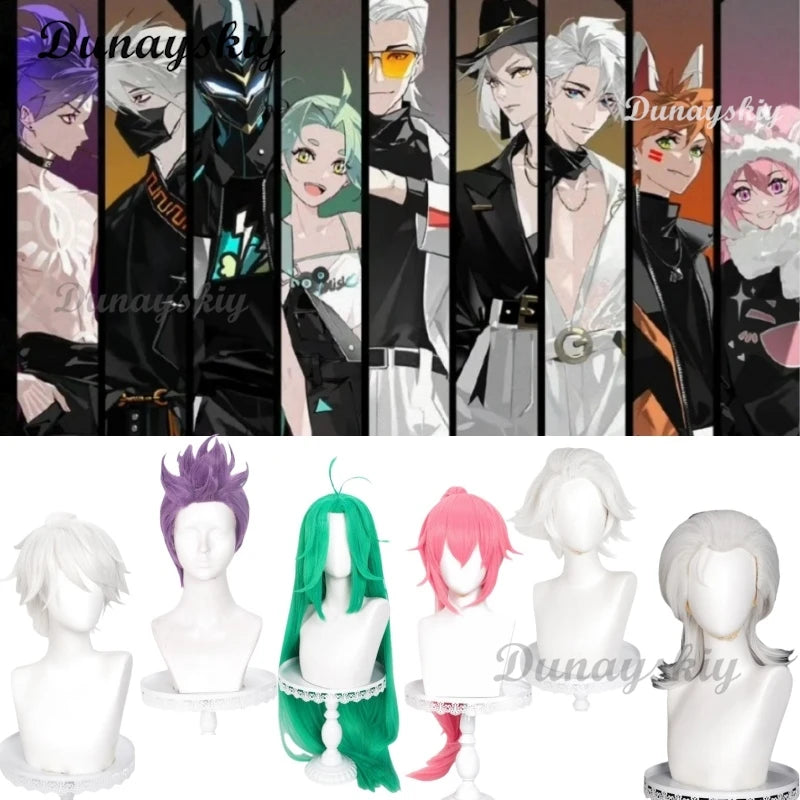 Anime To Be Hero X Queen Nice Cosplay Wig White Long Braids Halloween Party for Women Girls Carnival Props Gifts Carnival