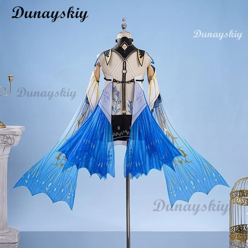 Game Wuthering Waves WuWa Cartethyia Cosplay Costume Wig Headwear Dress Carnival Halloween Party Role Play Wig Shoes Suits Prop