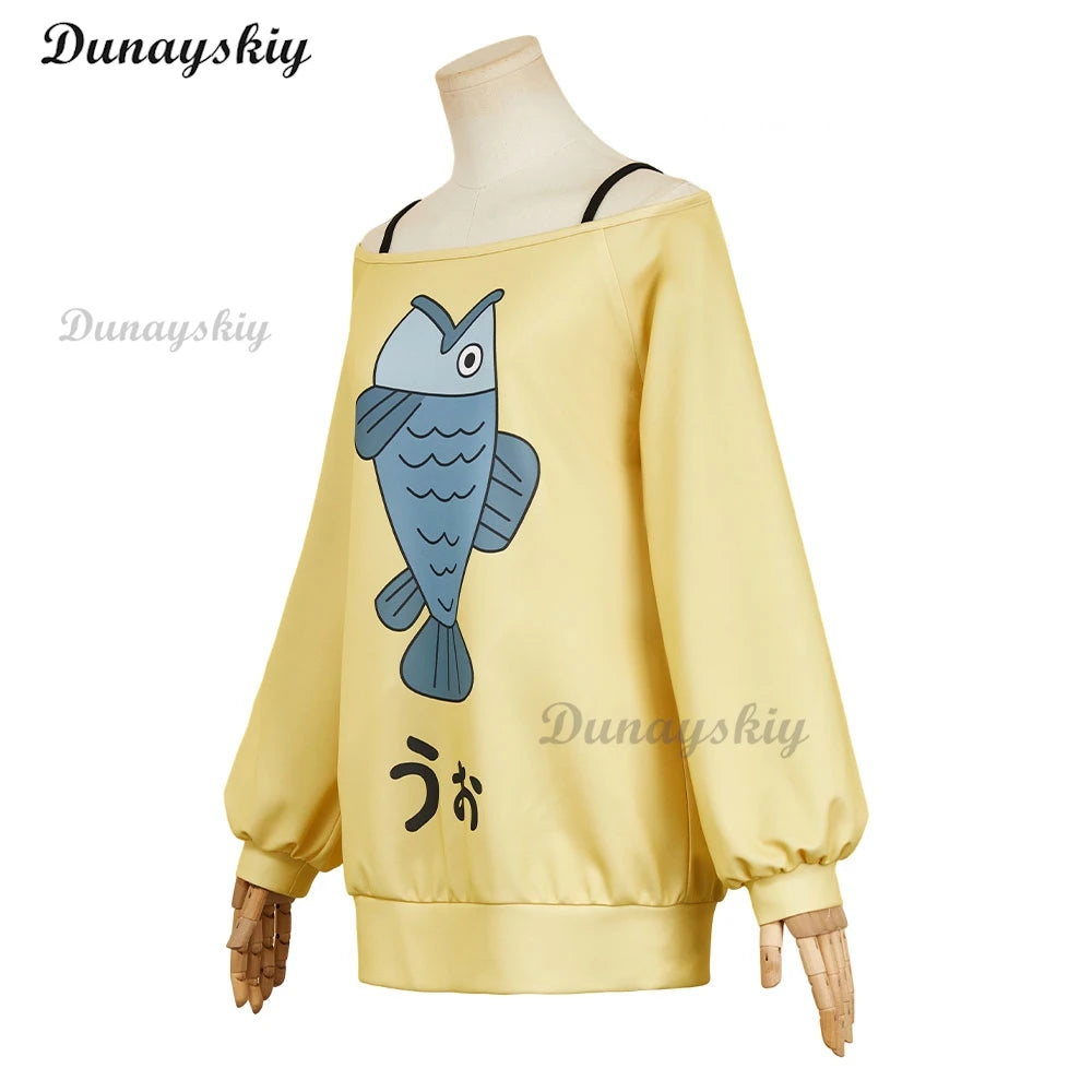 Momo Ayase Hoodie Jacket Cosplay Anime Dandadan Fantasia Costume Adult Hooded Coat Outfits Halloween Carnival Party Suit