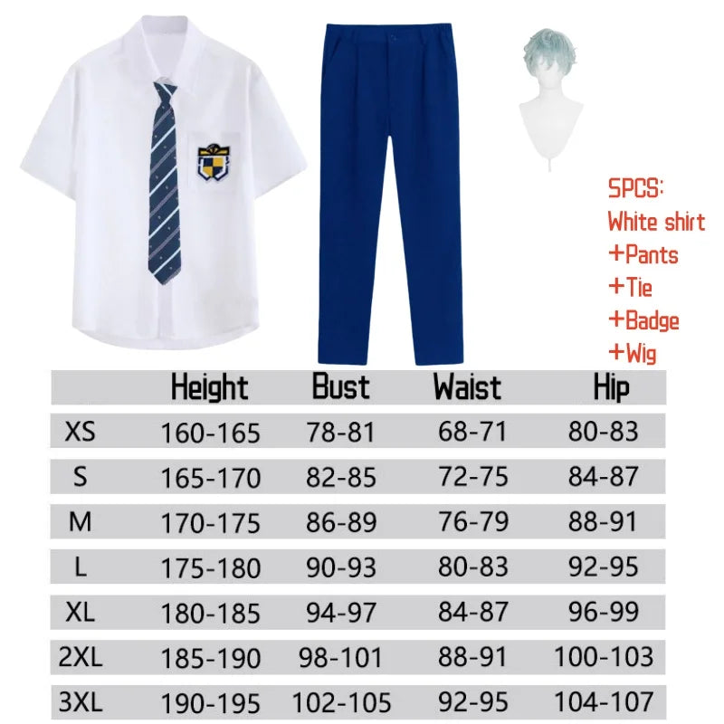 Anime Alien Stage Till Cosplay Costume Wig Prop Bag School Uniform Clothing Holloween Party Show RolePlay Set Customized