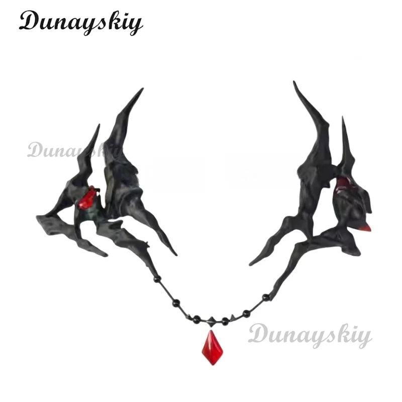 Love and Deepspace Sylus Cosplay Dragon Horn Mask Headwear Clothes Game Qinche Game Halloween Couple Cosplay Decors Accessories