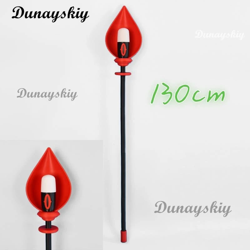 Hazbin Cosplay Hotel ALASTOR Cosplay Props 145CM Detachable Vertical Microphone Sticks Canes For Halloween Carnival Party Props