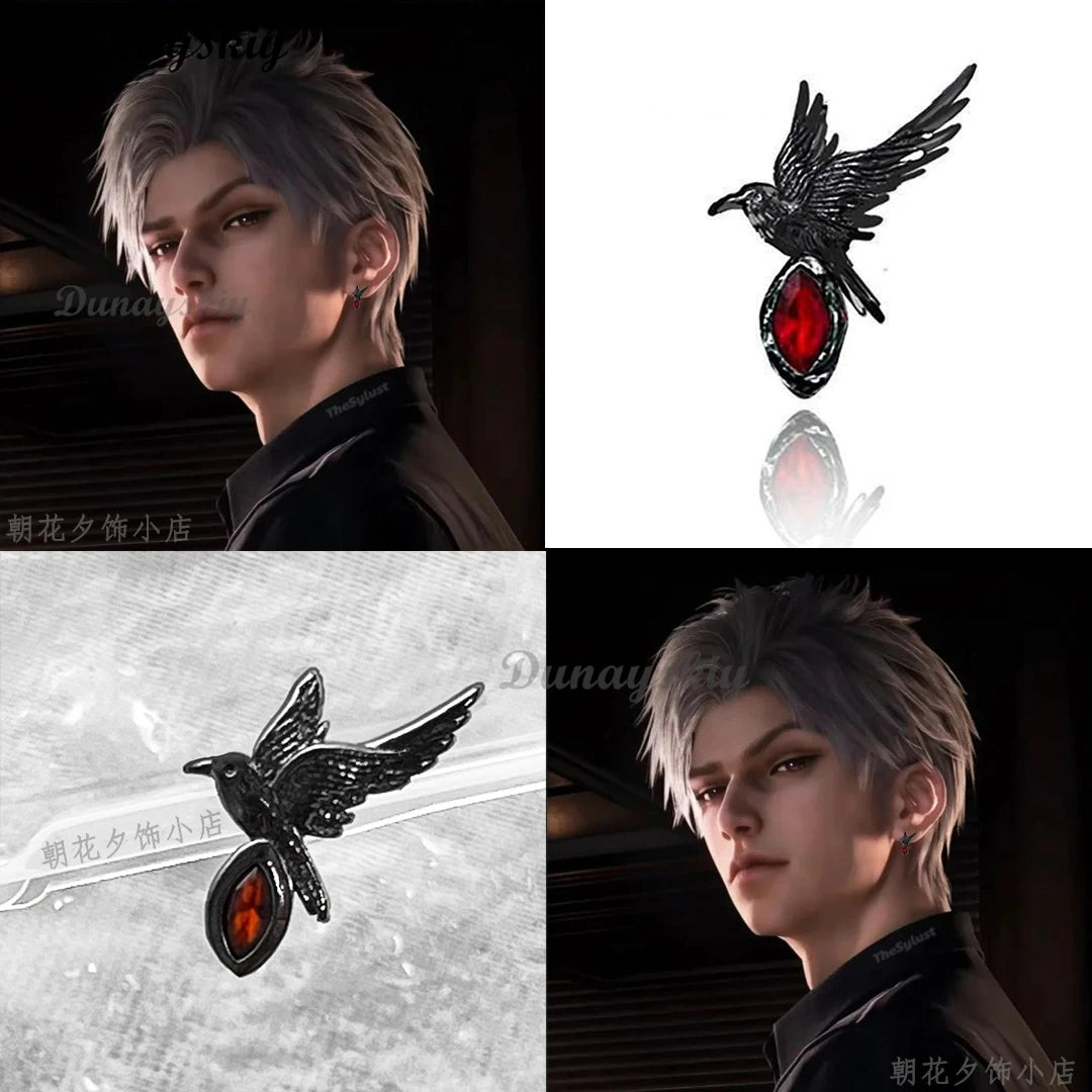 Anime Love and Deepspace Sylus Cosplay Collarbone Necklace Ornament Pendant Cartoon Accessorie Decorate Game Birthday Xmas Gift