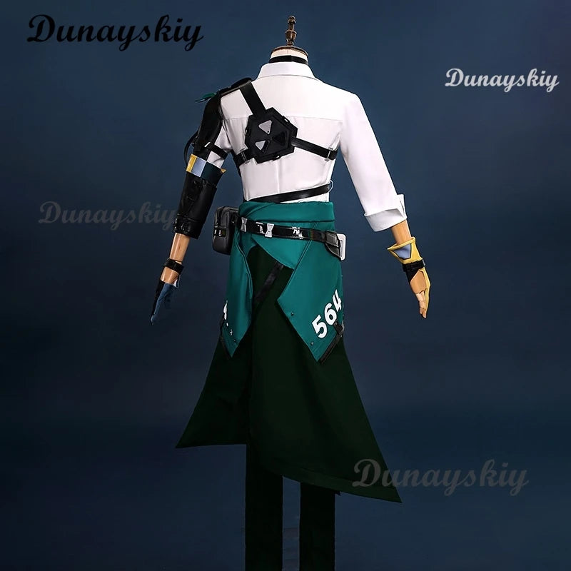 Harumasa Cosplay Costume Wig Zenless Zone Zero Game Uniform Headband Choker Props Section 6 Halloween Party for Women Men