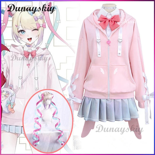 Needy Girl Overdose/Needy Streamer Overload Ame KAngel Hoodie Carnival Women Christmas Party Clothes Halloween Cosplay Costume