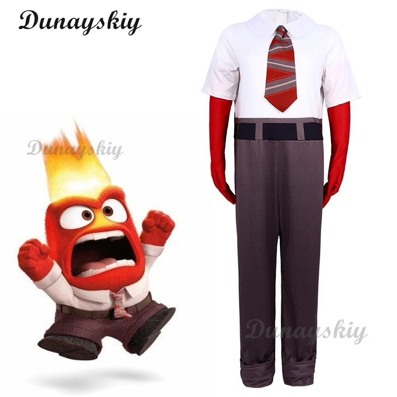 New Year Movie Anxiety The Inside Anime Out 2 Cosplay Joy Sadness Anger Disgust Fear Cosplay Costumes Suit Adult Kids Party Set