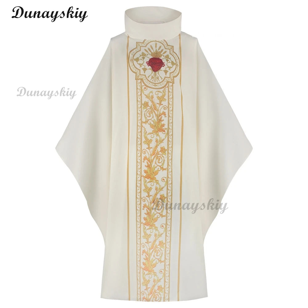 Muslim Dress Cloak Cape Cosplay Costume Jubba Thobe Prayer Robe Gown Retro Medieval Priest Monk Missionary Party Halloween