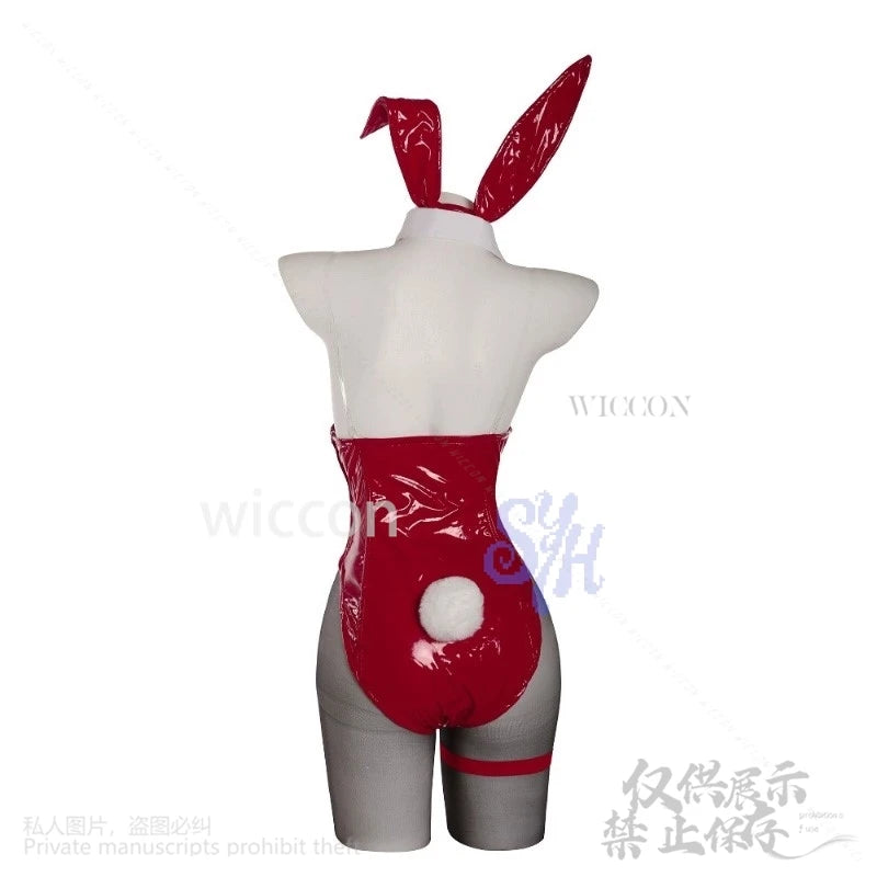 Azur Lane Cosplay IJN Taihō Game Anime Costume Wig Red Sexy Bikini Bunny Girls Summer Swimwear Y2k Rabbit Headband Halloween