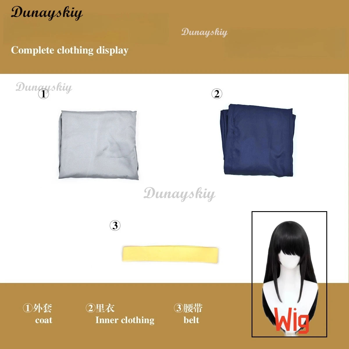 Anime Gintama Costumes Katsura Kotarou Cosplay Costume Wig Kimono Suit Japanese Wafuku Outfit Adult Size Halloween Carnival