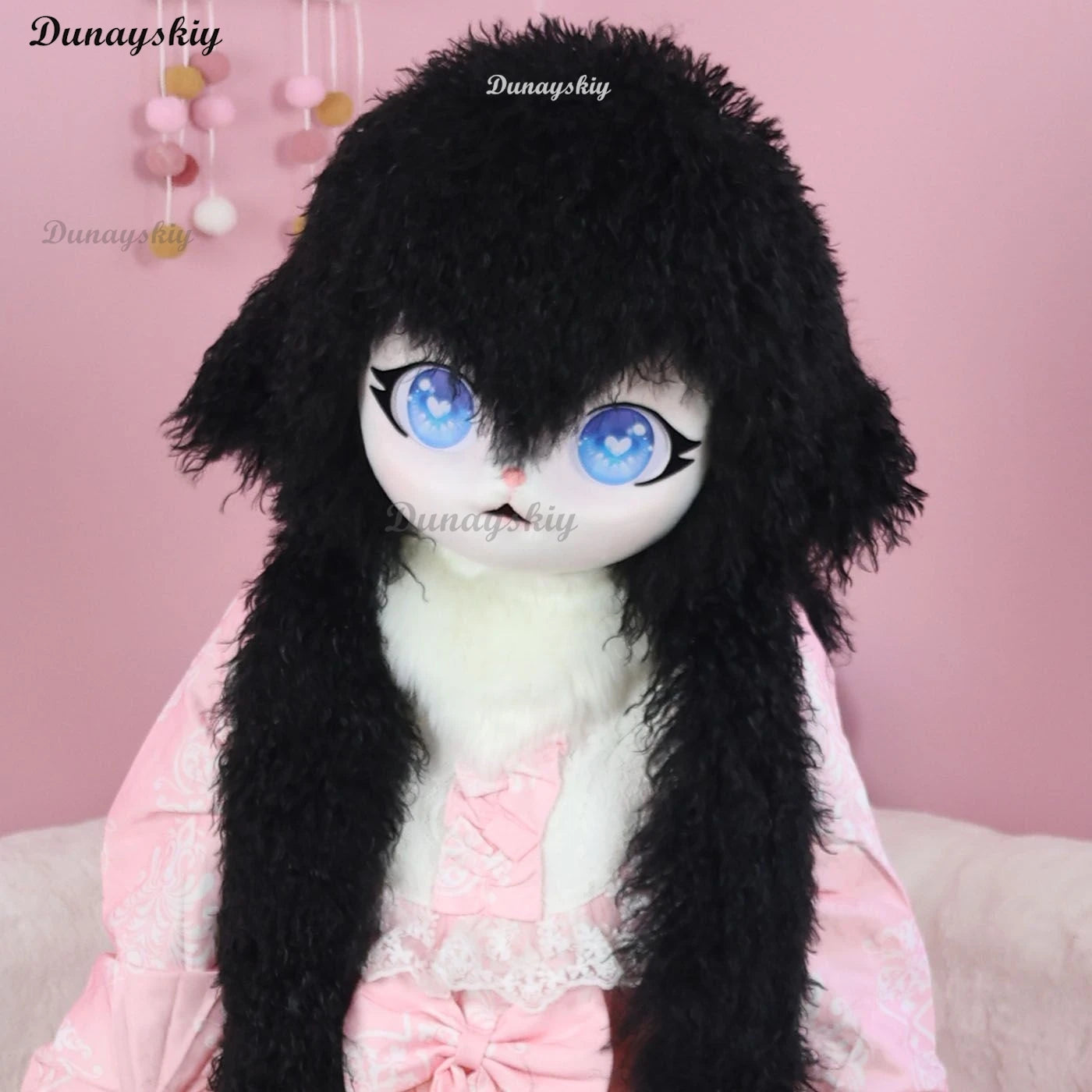 Animal Sheep Fursuit Cosplay Furry Costume Head Base Comiket Furry Kig Kigurumi Rabbit Doll Beast Mask Cosplay Costume Kid Gift