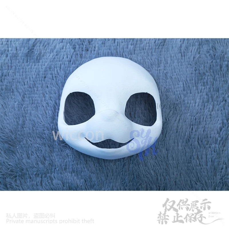 Skull Furry Furrsuit Anime Kemono Dog Fursuit Base Cosplay Kawaii 3D Polylactic Acid Head Base Puppy Headwear Kigurumi Halloween