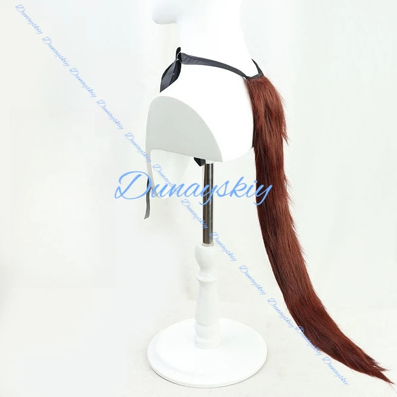 Game Umamusume: Pretty Derby Hokko Tarumae Cosplay Costume Wig Tail Shoes Combat Uniform Skirt Woman Kawaii Suit Customize