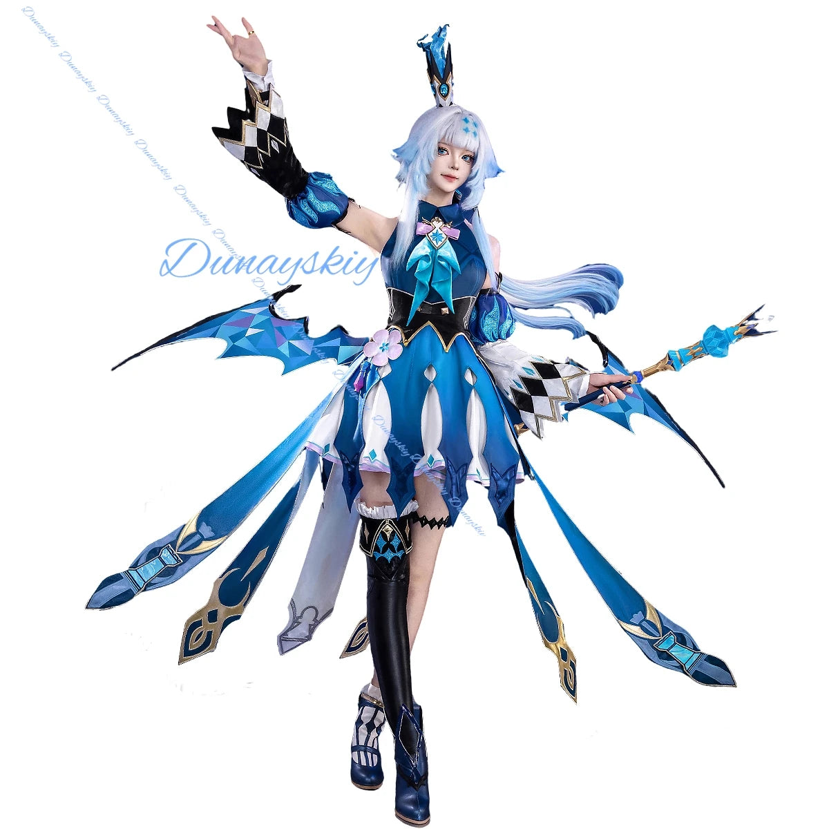 Honkai Star Rail Cerydra Game Cosplay Costume Wig Dress Uniform Wing Amphoreus For Women Girls Halloween Festival Party Props
